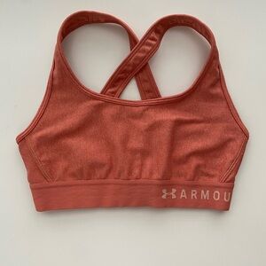 Under Armour Coral Compression Sports Bra